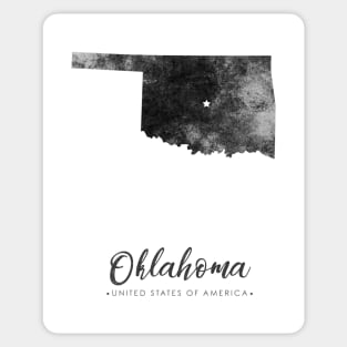 Oklahoma state map Sticker